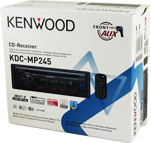 Kenwood KDC-MP245at Onlinecarstereo.com
