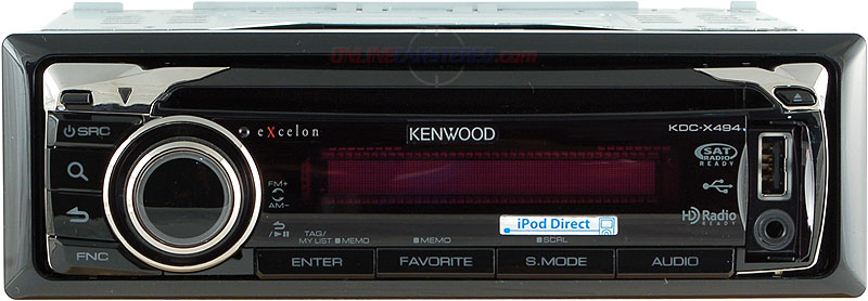 Kenwood Excelon KDC-X494 at Onlinecarstereo.com