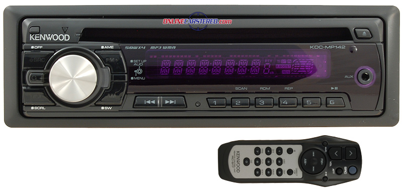 faceplate kdc-mp142 kenwood mp3 aux 