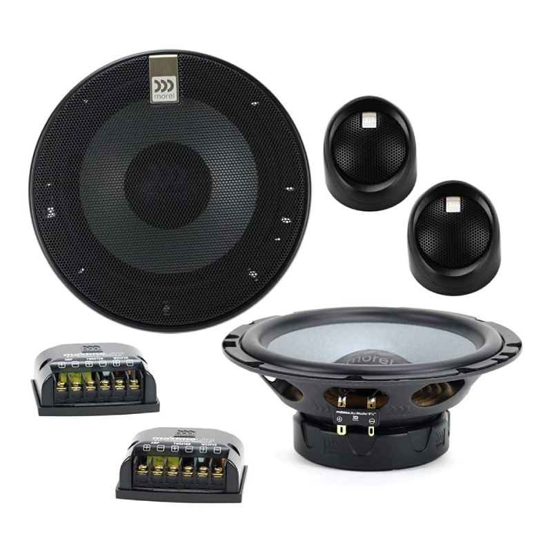 Morel Maximo Ultra MKII 1" Silk Soft Dome Component Tweeters - 180W Peak, 90W RMS