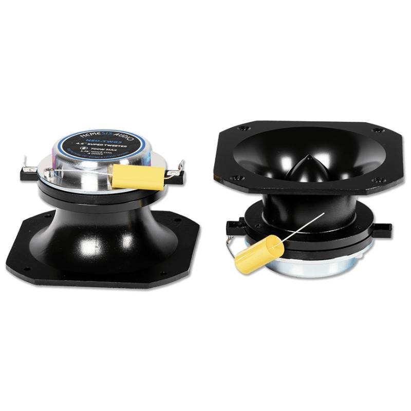 Pair Of 3-Inch Mylar Tweeters – 4 Ohm High Sound Stereo Speakers For Home Audio