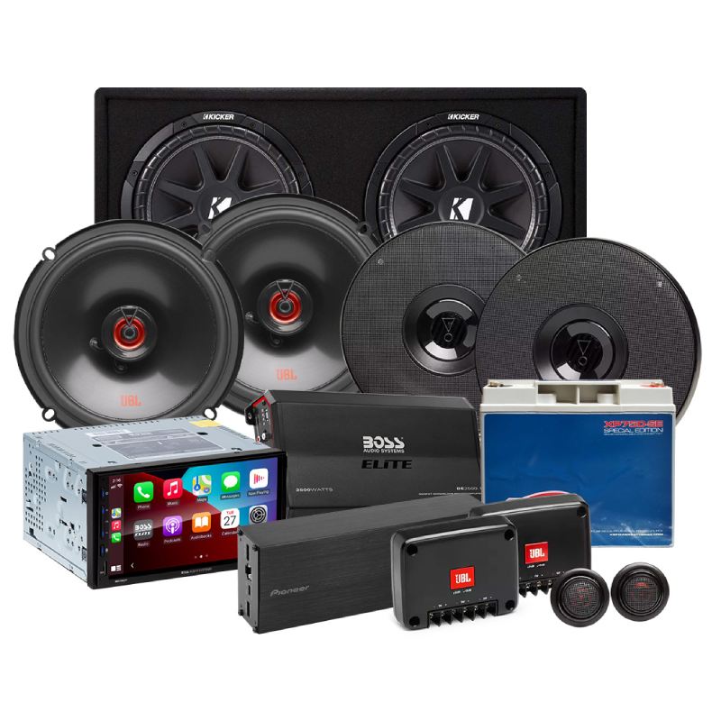 alternate product image PCH Custom Audio BE7ACP Full Car Audio Package-1