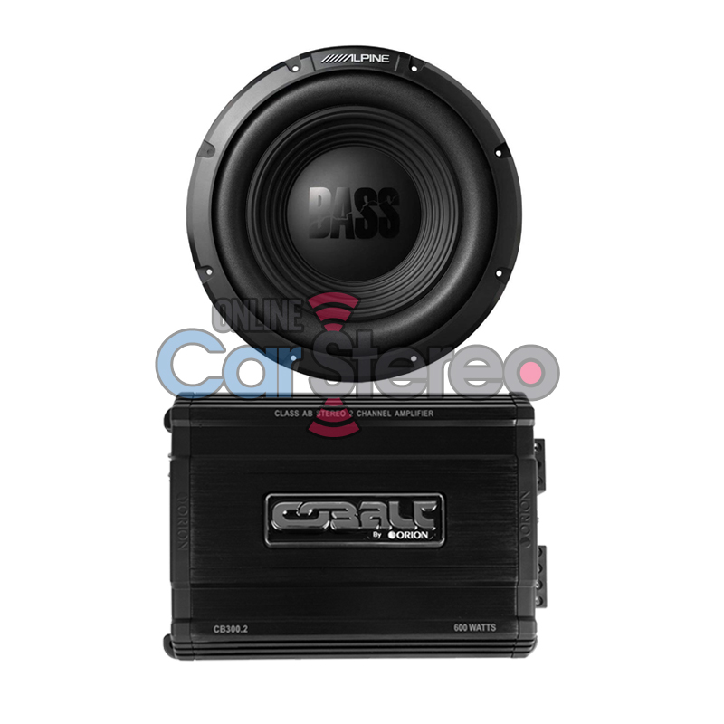 alternate product image Alpine W12S4 12" 750W Max Subwoofer + CB300.2 600W 2-Ch Amplifier Bass Package