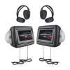 Power Acoustik HDVD-9BK Headrest Monitors
