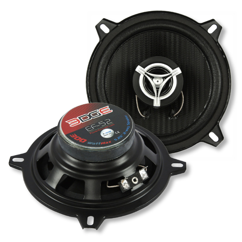 Power Acoustik EF-52 5.25" 300W 2-Way Coaxial Car Speakers - Pair