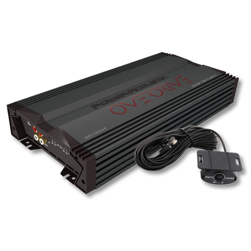 Power Acoustik RE5-3000D 3000W 5-Channel Car Amplifier – Class A/B, Refurbished