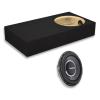 Rockford Fosgate Single 12" Ported Under Rear Seat Power Subwoofer Bass Package for 2007-2021 Toyota Tundra Double Cab Bass Packages
