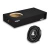 JL Audio Single 10" Ported Under Rear Seat TW3 Subwoofer Bass Package for 2007-2021 Toyota Tundra Double Cab-2 Bass Packages