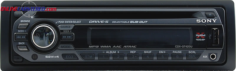 Автомагнитола sony cdx gt420u инструкция