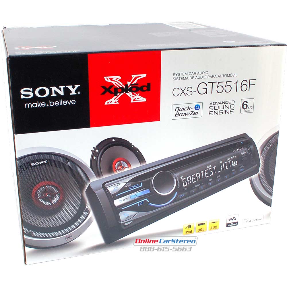 その他 SONY @55 Sony CXS-GT5516F at Onlinecarstereo.com