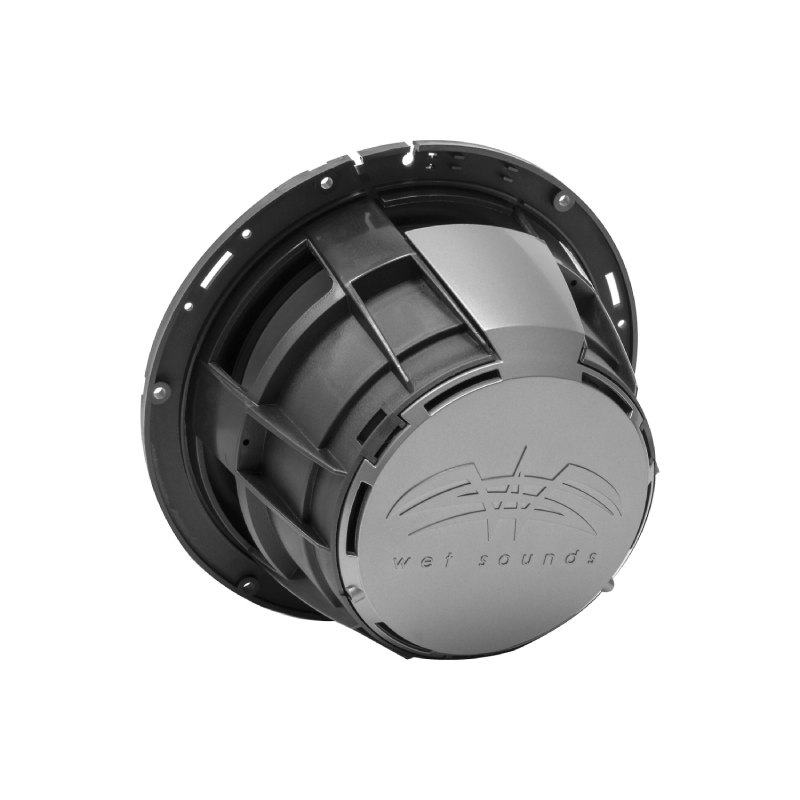 Wet Sounds REVO 8 FA S4-B 8: Black 4-Ohm Subwoofer With