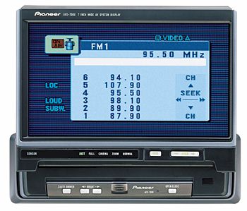 Pioneer AVX7000 In-Dash Video Receivers (With Screen)