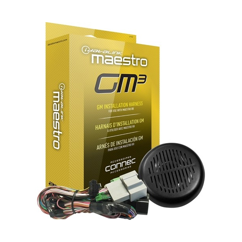 HRN-RR-GM3 IDATALINK MAESTRO GM3 GM VEHICLES  HARNESS W/CHIME FOR ADS-MRR 
