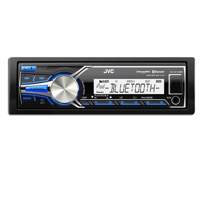 KD-X31MBS iPod iPhone Control Bluetooth Radio 800W Amp,Antenna 4 x5.25" Speakers
