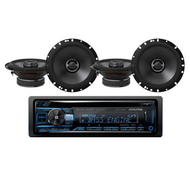 Alpine CDE-175BT-Bundle4