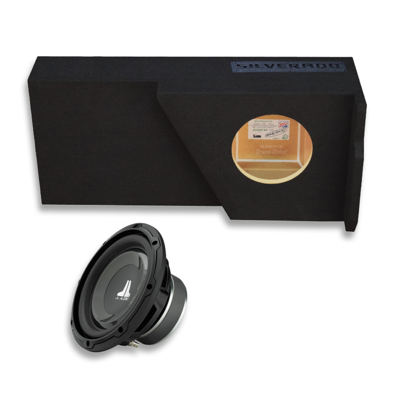 PCH Custom Audio&nbsp;2007-2018 Chevy Silverado Extended Cab Single 8” 8W1v3-4 Bass Package