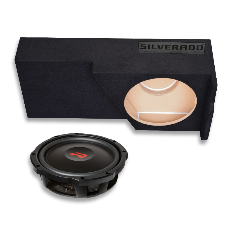 PCH Custom Audio&nbsp;2007-2018 Chevy Silverado Extended Cab Single 12” RS-W12D2 Bass Package
