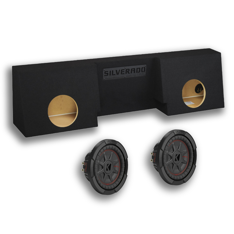 PCH Custom Audio 2007-2026 Chevy Silverado Regular Cab Dual 8” 48CWRT84 Bass Package
