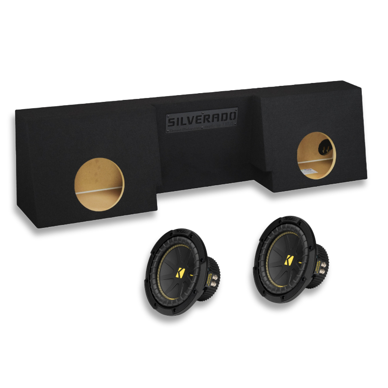 PCH Custom Audio 2007-2026 Chevy Silverado Regular Cab Dual 8” 50CWCS84 Bass Package