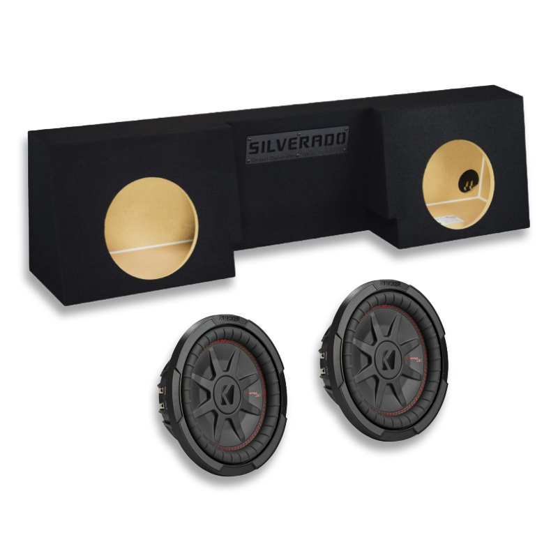 PCH Custom Audio 2007-2026 Chevy Silverado Regular Cab Dual 10” 48CWRT104 Bass Package