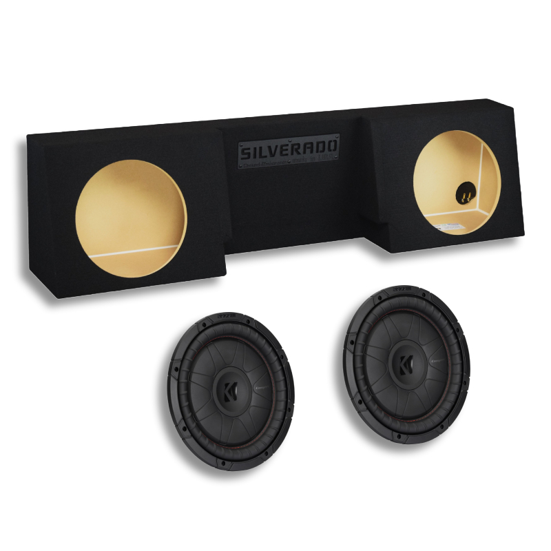 PCH Custom Audio 2007-2026 Chevy Silverado Regular Cab Dual 12” 52CVT124 Bass Package