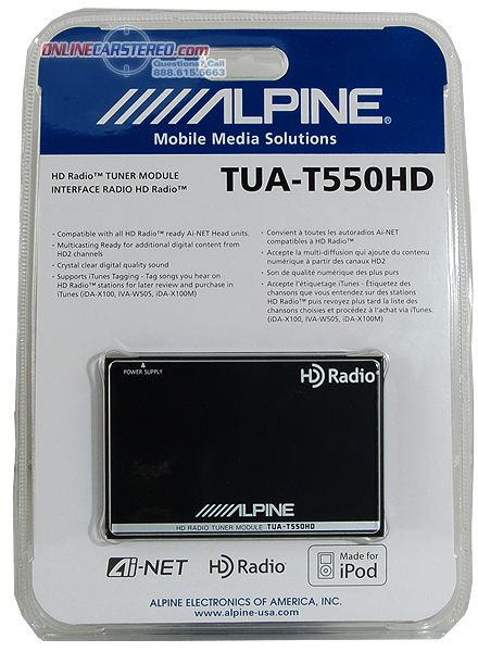 Alpine TUA-T550HD
