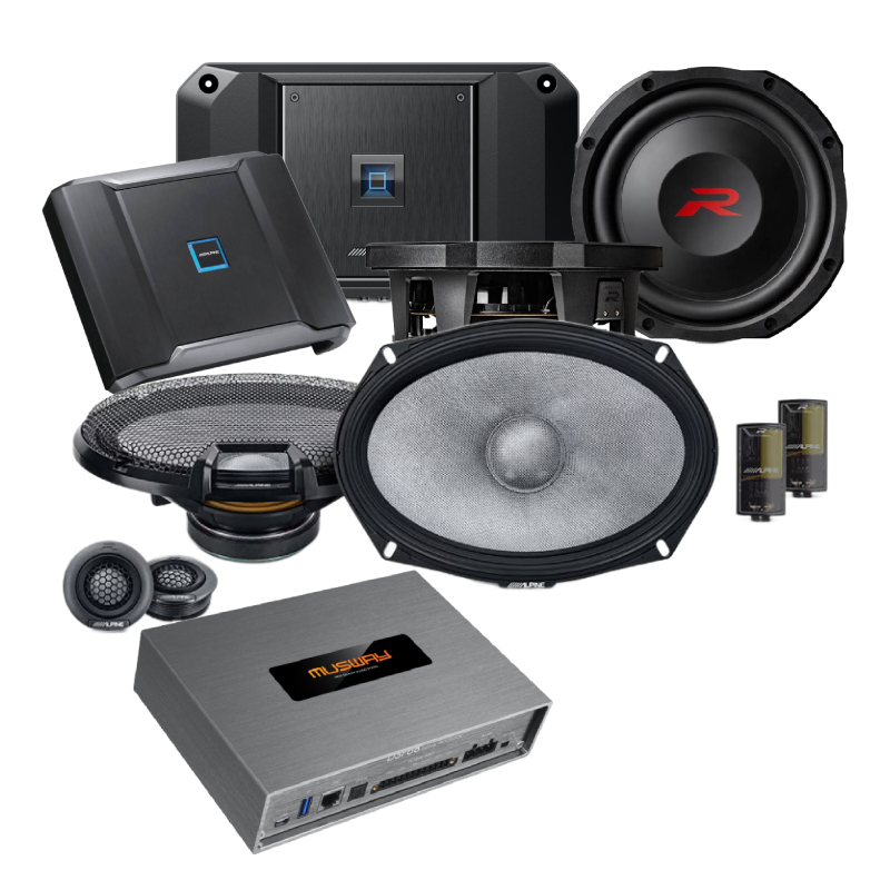 PCH Custom Audio 2021-2025 Ford F150 Single Cab Upgrade Bundle