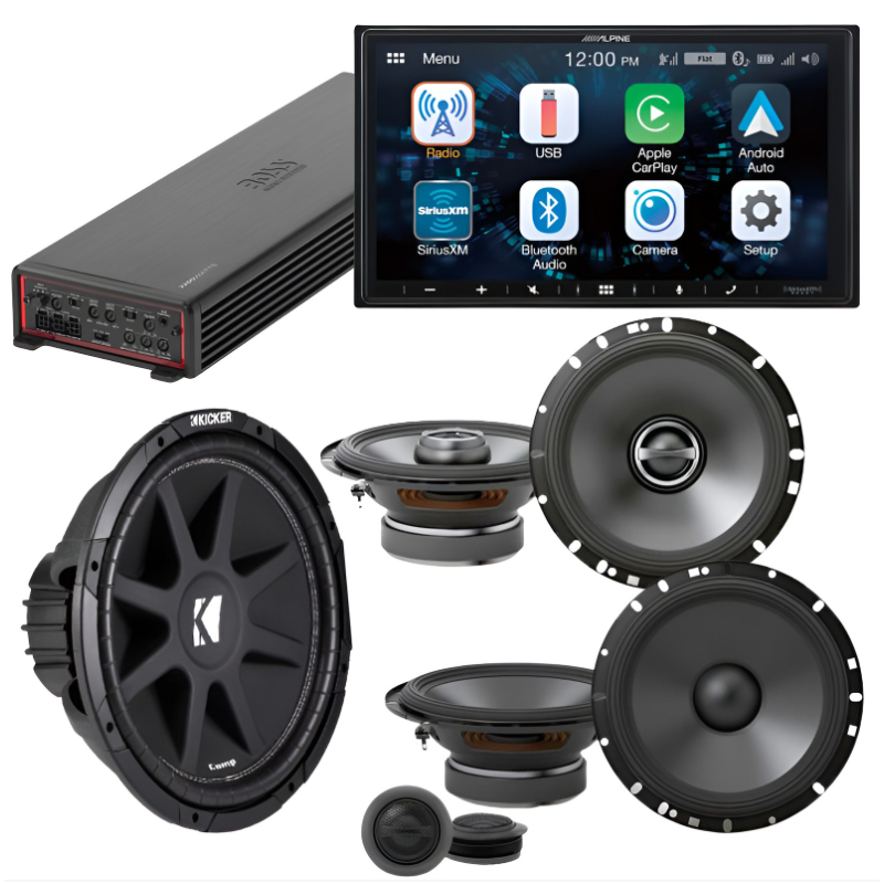 PCH Custom Audio ILX-W650 Full Car Audio Package-1