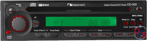 ナカミチNakamichi CD－500 Nakamichi CD-500 at Onlinecarstereo.com