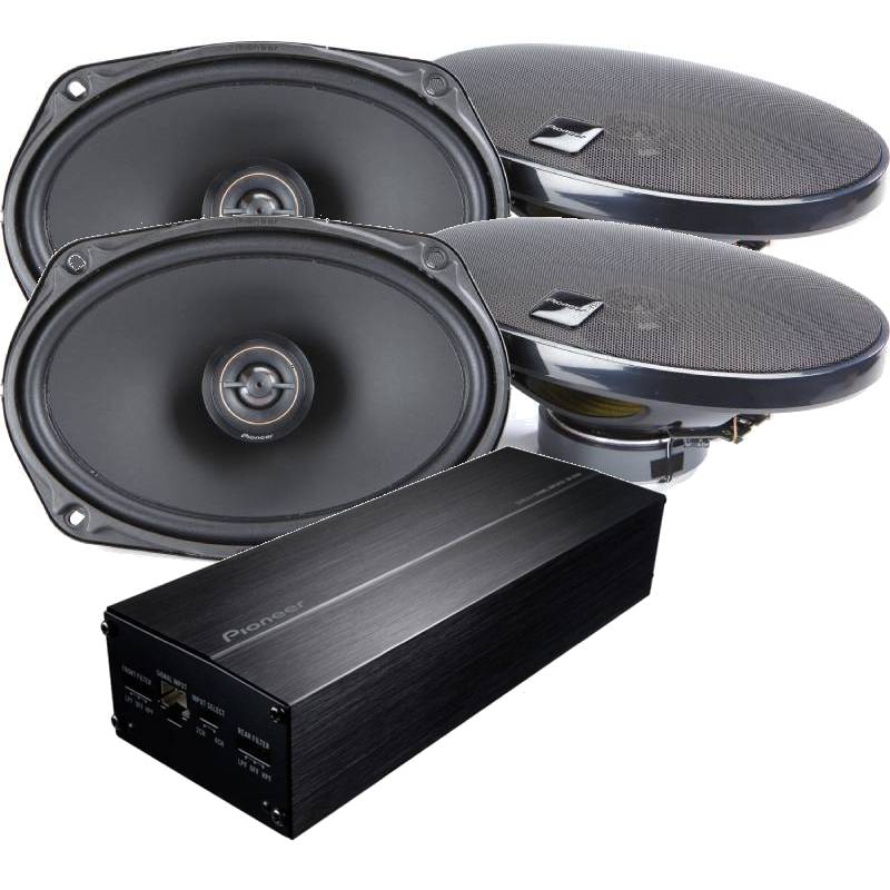 Pioneer GM-D1004-Bundle4