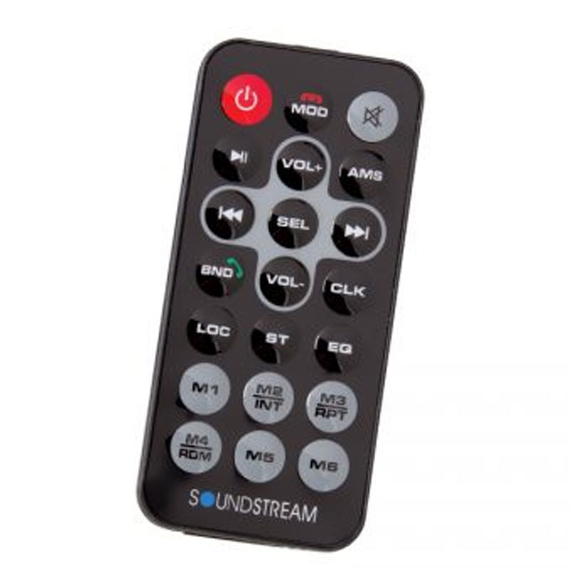 Soundstream SMR-21B Single DIN Mechless Digital Media Marine Stereo Receiver