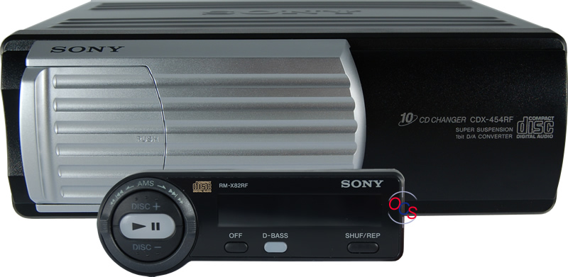 SONY CDX-454RF D-BASS搭載 CDチェンジャー Sony CDX-454RF Compact 10 Disc Changer System - Black for sale