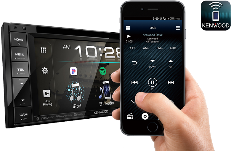 Control the Receiver from your Kenwood Smartphone with the Kenwood Remote App