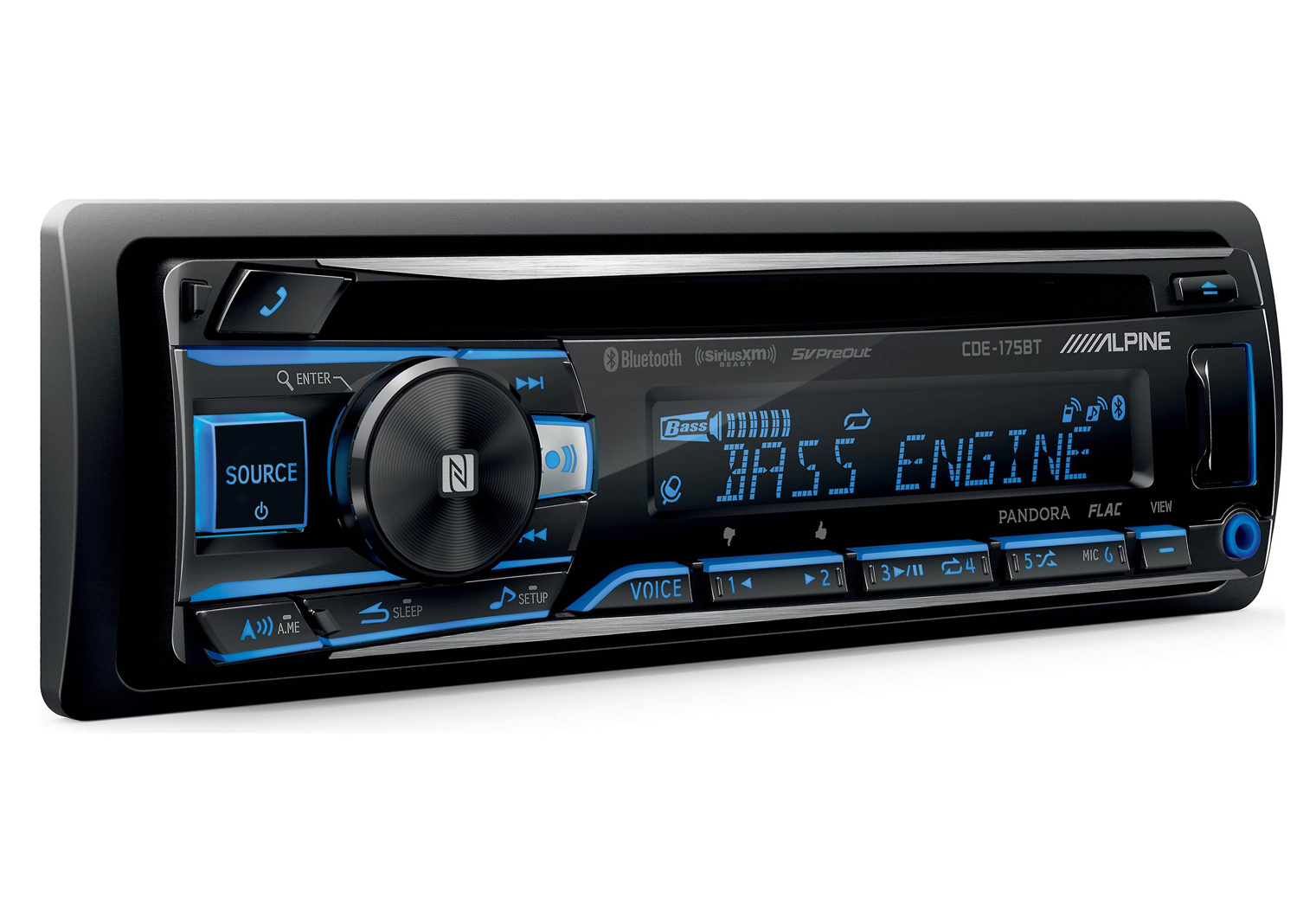 Alpine CDE-175BT Bluetooth Stereo Receiver