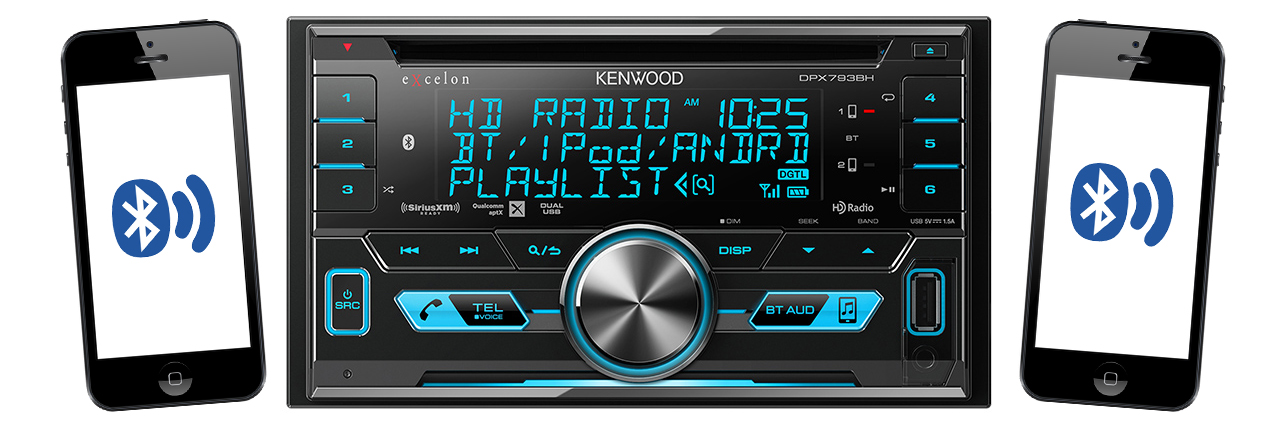 Dual Phone Connection Allows You to Operate up to Two Phones Hands-Free
